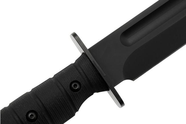Imagen para Medford USMC Fighter 23-UF-01, S35VN PVD Blade, Black G10, cuchillo de supervivencia con funda de cuero