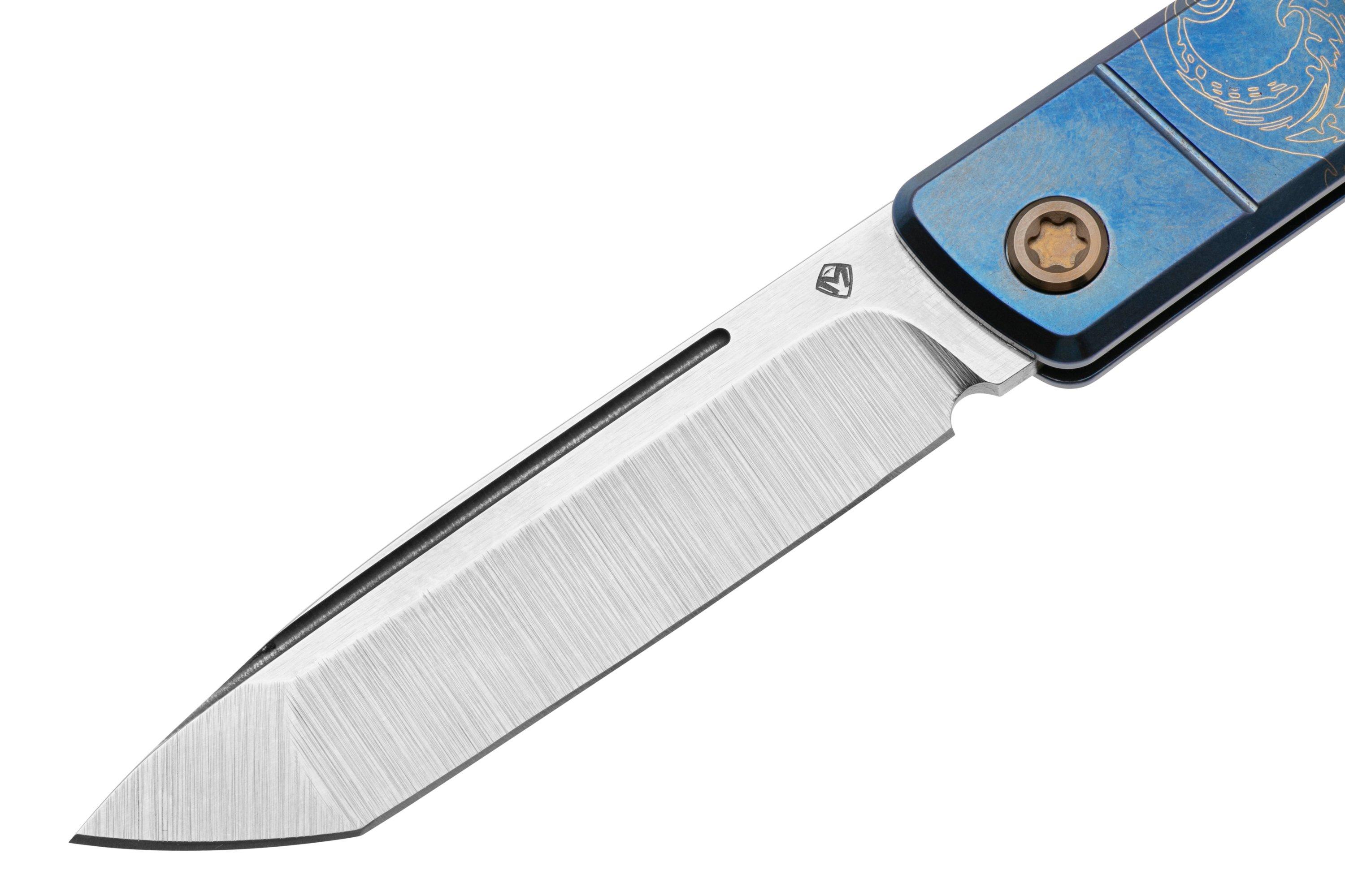 Medford Gentleman Jack 24-GJ-03 CPM S45VN Tumbled Tanto Blade