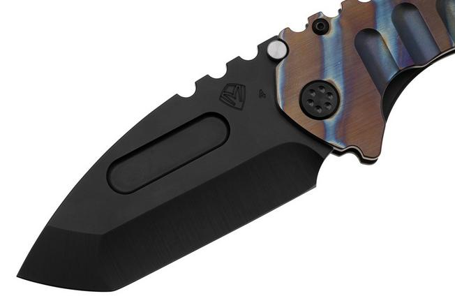 Imagen para Medford Praetorian T 24-PT-01, S45VN DLC Tanto Blade, Faced/Flamed Bronze Tiger Stripes Handle, navaja