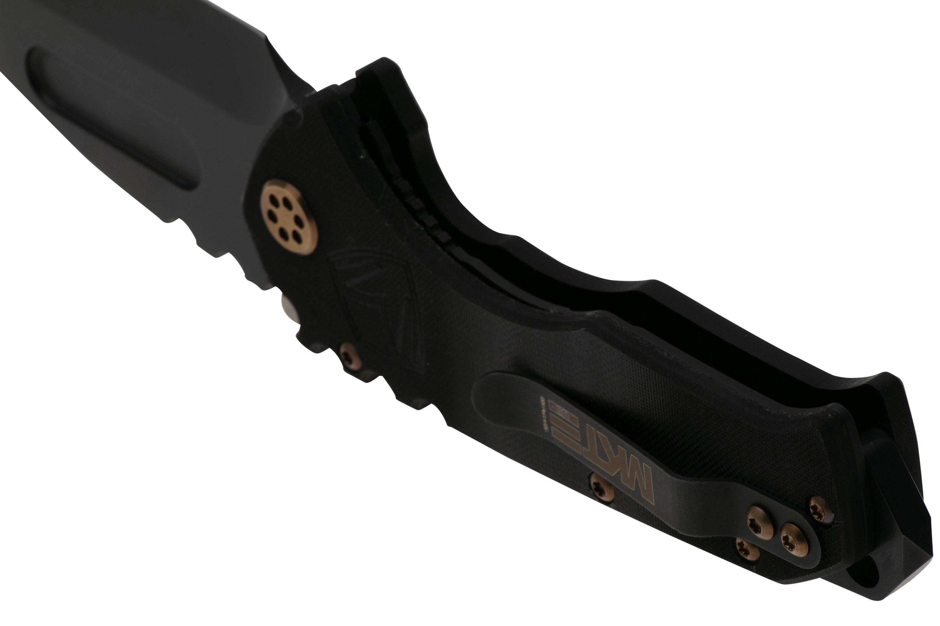Medford Praetorian Scout M/P, Black DLC D2 Tanto Blade, Black G10 ...