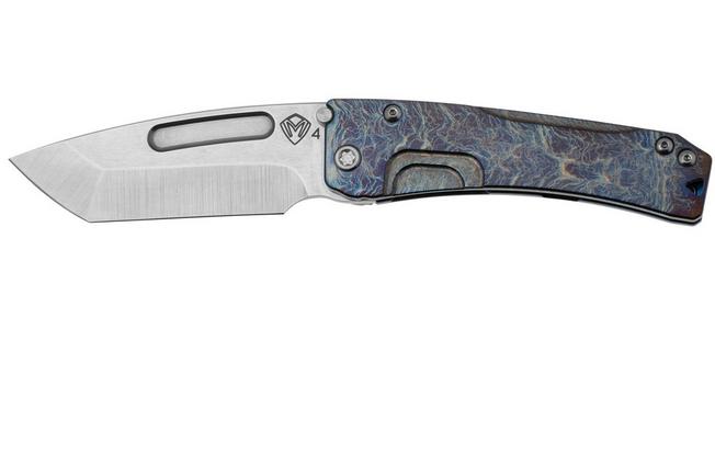 Image pour Medford Slim Midi 25-SM-02, S45VN Tumbled Tanto Blade, Acid Etched Flamed Titanium Handle, couteau de poche