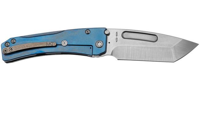 Image pour Medford Slim Midi 25-SM-02, S45VN Tumbled Tanto Blade, Acid Etched Flamed Titanium Handle, couteau de poche