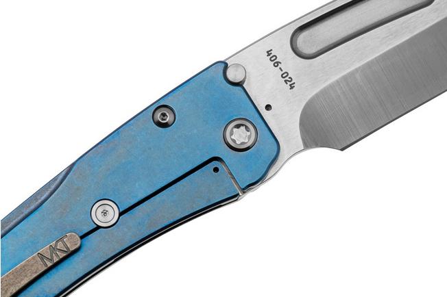 Image pour Medford Slim Midi 25-SM-02, S45VN Tumbled Tanto Blade, Acid Etched Flamed Titanium Handle, couteau de poche