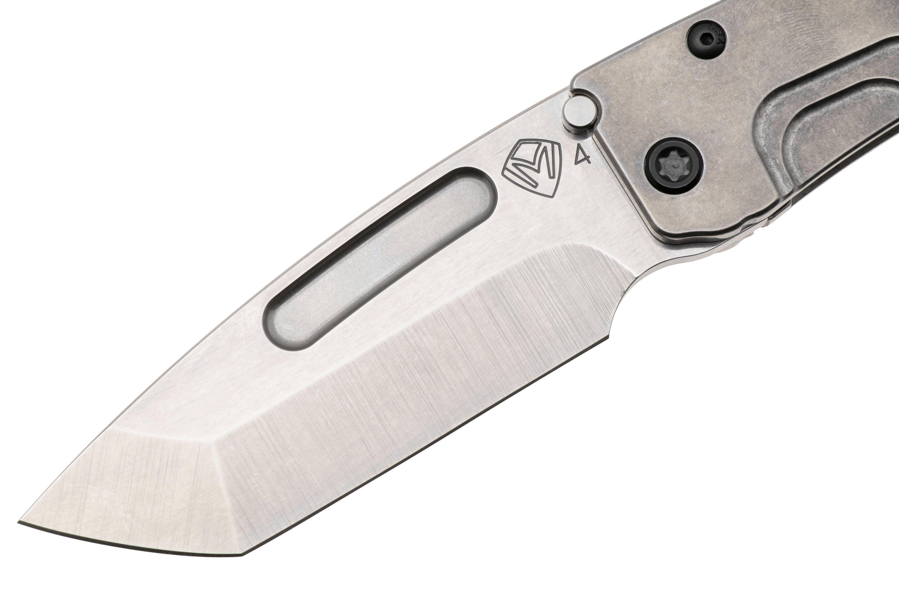 Medford Slim Midi Marauder 25-SM-03, Tumbled S45VN Tanto, Tumbled ...