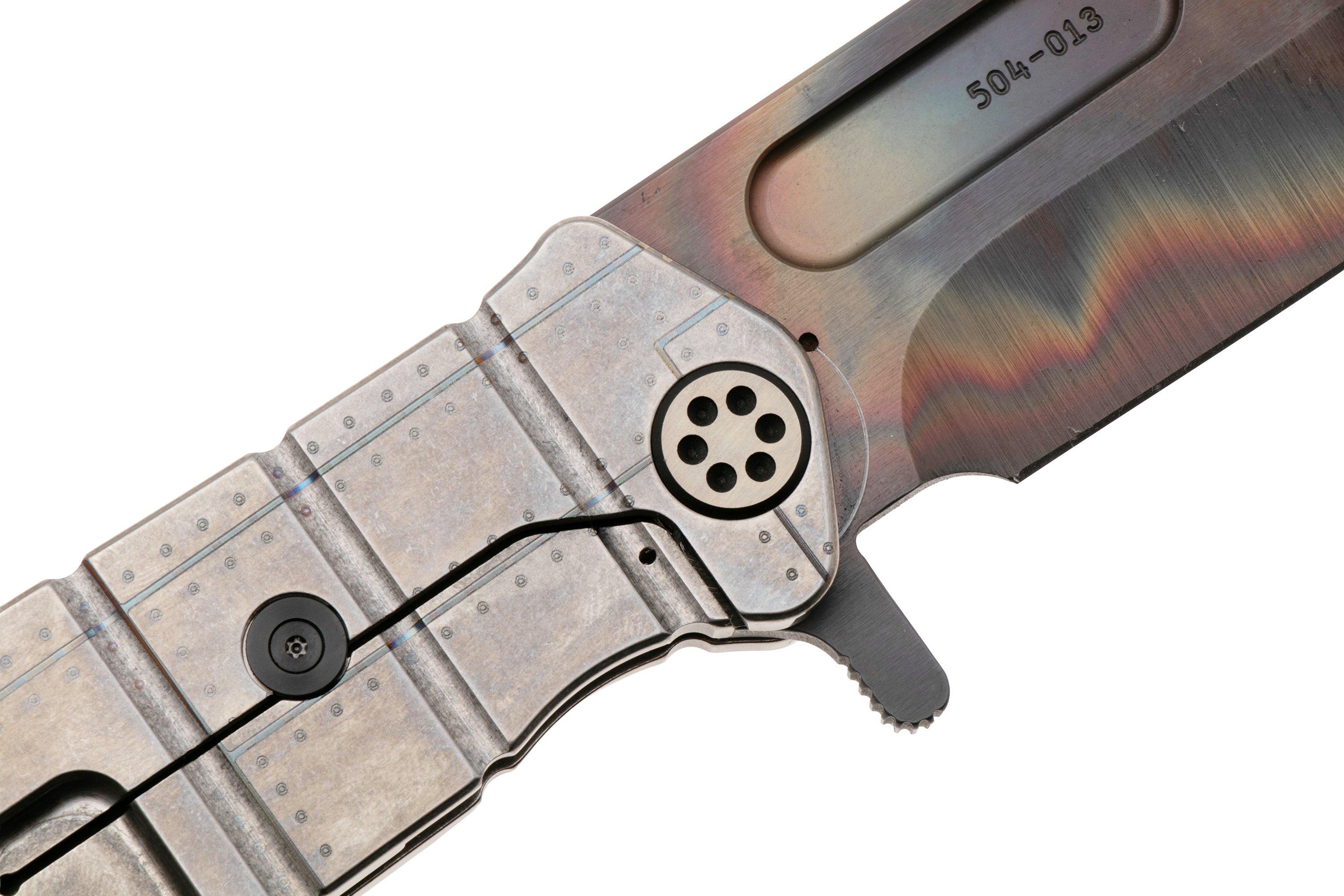 USMC ダブルフェイス RMJ Tactical Marauder w/ Hyena Brown G-10 Handles & Savage Stainless C