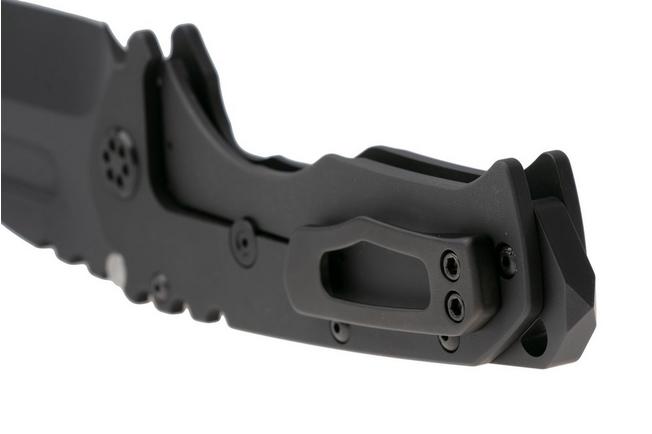 Afbeelding voor Medford Praetorian T 26-PT-01, DLC S35VN Tanto, DLC Titanium Handle, DLC Hardware zakmes