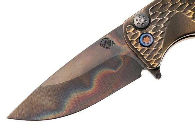 Bild für Medford Smooth Criminal Ti 26-SC-01, Vulcan S45VN, Bronze Dragon Skin Titanium, Flamed Hardware, Taschenmesser