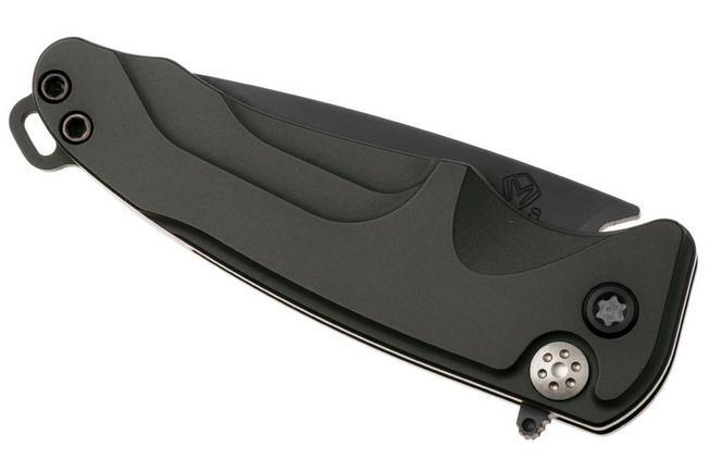 Afbeelding voor Medford Smooth Criminal 26-SC-05, DLC S35VN, Green Aluminum, Black Hardware zakmes