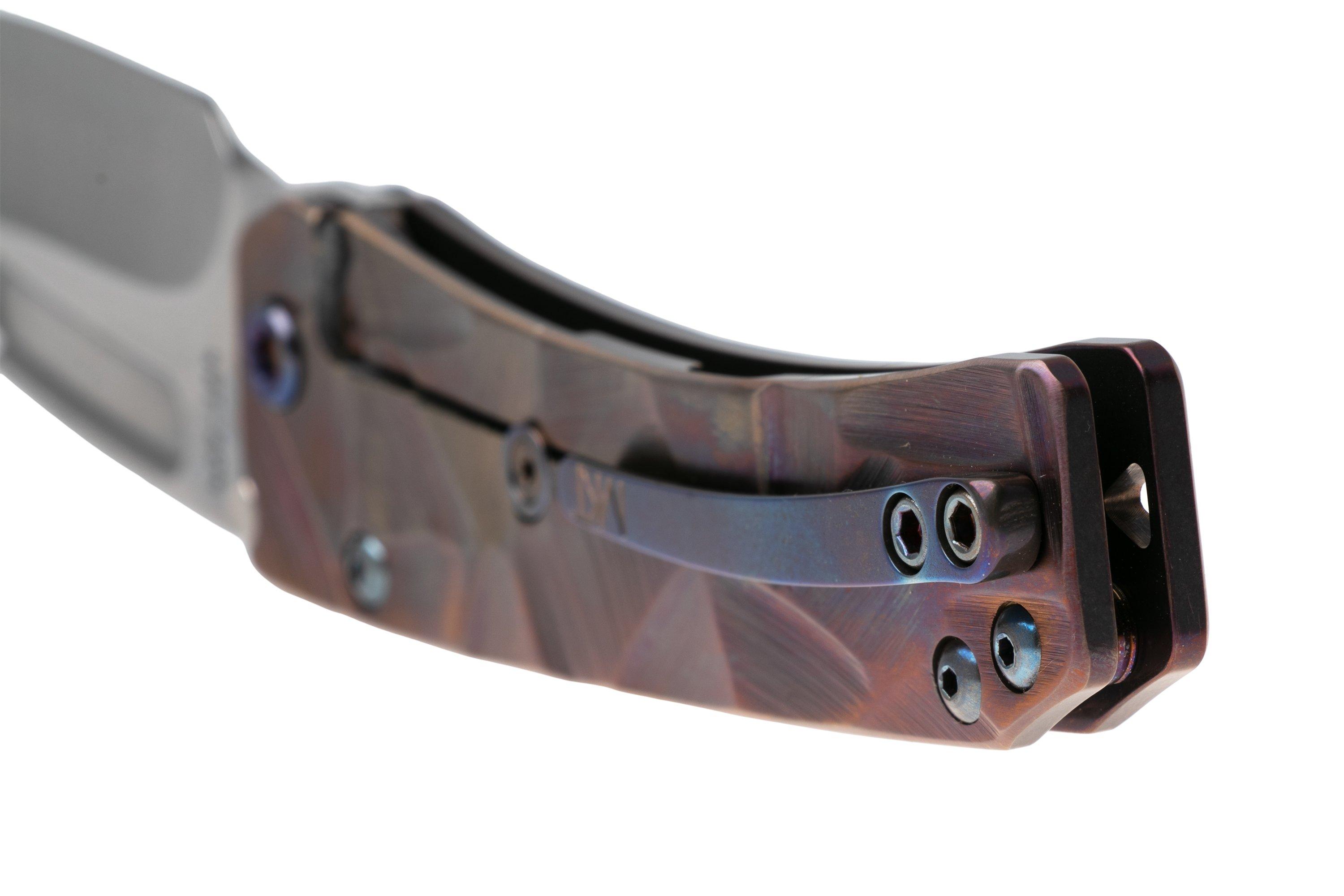 Medford Slim Midi Marauder 26-SM-01, Tumbled S45VN Droppoint, Copper ...