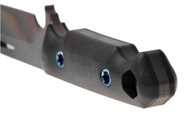 Afbeelding voor Medford STA Sniper PS 26-STAS-01, Vulcan D2, Black G10, Flamed Hardware, vaststaand mes