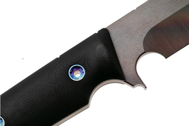 Afbeelding voor Medford STA Sniper PS 26-STAS-01, Vulcan D2, Black G10, Flamed Hardware, vaststaand mes