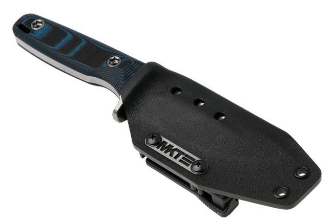 Afbeelding voor Medford The Deep 26-TD-02, 20CV Tumbled Blade, Black/Blue G10, partially serrated duikmes