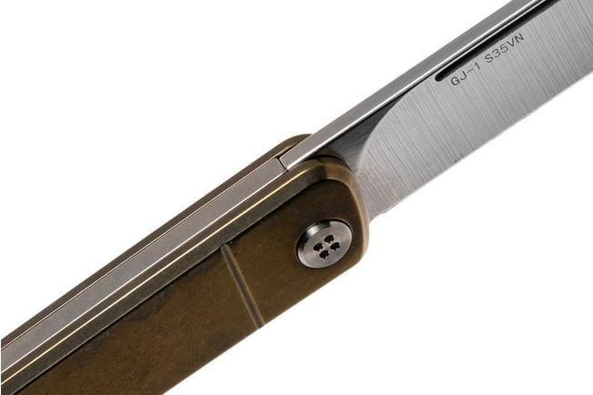 Imagen para  Medford Gentleman Jack Bronze Anodized Handles navaja