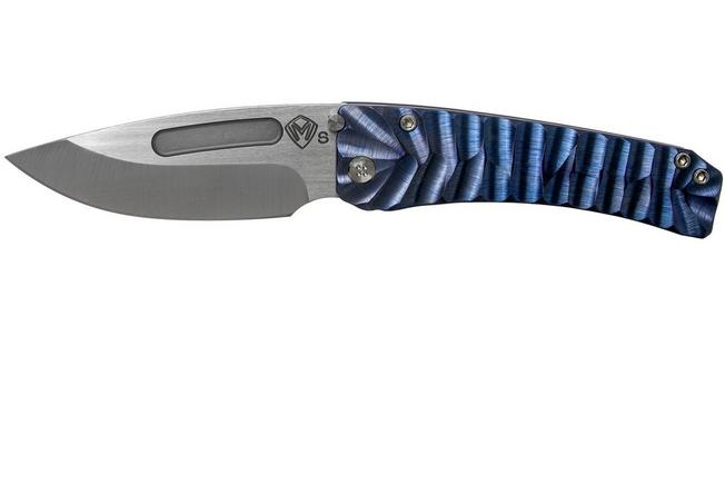 Image for Medford Midi Marauder Violet/Blue Predator, S35VN Satin pocket knife