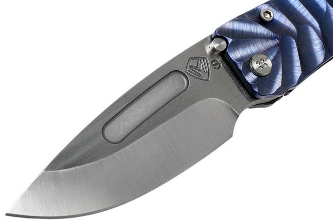 Image for Medford Midi Marauder Violet/Blue Predator, S35VN Satin pocket knife