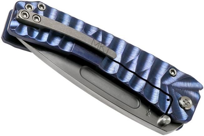 Image for Medford Midi Marauder Violet/Blue Predator, S35VN Satin pocket knife