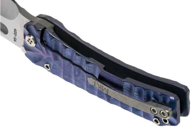 Image for Medford Midi Marauder Violet/Blue Predator, S35VN Satin pocket knife