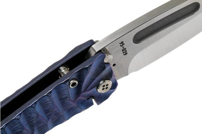 Image for Medford Midi Marauder Violet/Blue Predator, S35VN Satin pocket knife