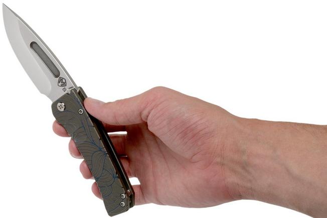 Image for Medford Midi Marauder Predator Blue, S35VN Satin pocket knife