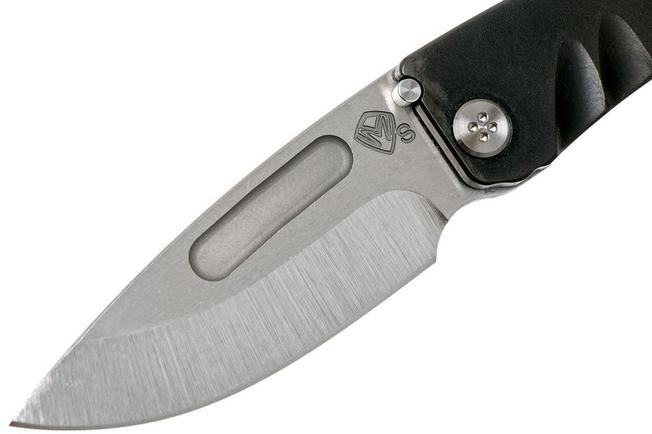 Image for Medford Dress Marauder S35VN Stonewashed, Black PVD handle