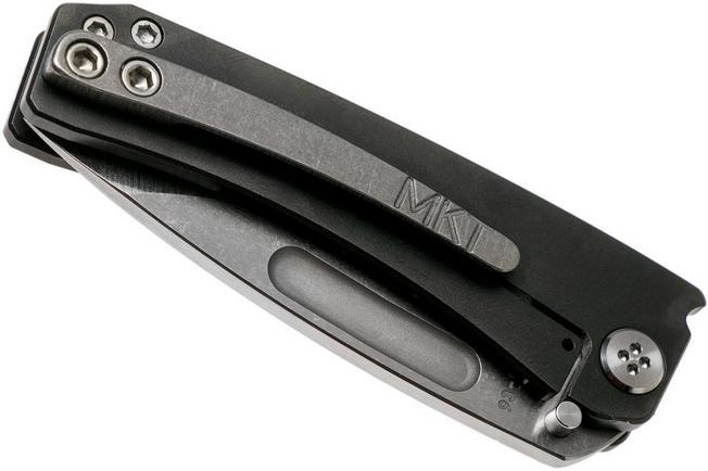 Image for Medford Dress Marauder S35VN Stonewashed, Black PVD handle