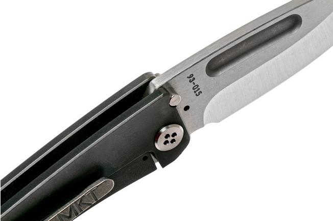 Image for Medford Dress Marauder S35VN Stonewashed, Black PVD handle