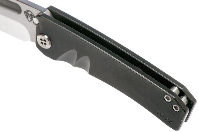 Image for Medford Dress Marauder S35VN Stonewashed, Black PVD handle