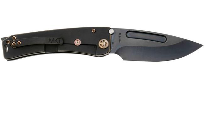 Bild für Medford Marauder H Black PVD CPM S45VN, Black PVD Bronze Titanium Handle, Bronze Hardware, Taschenmesser
