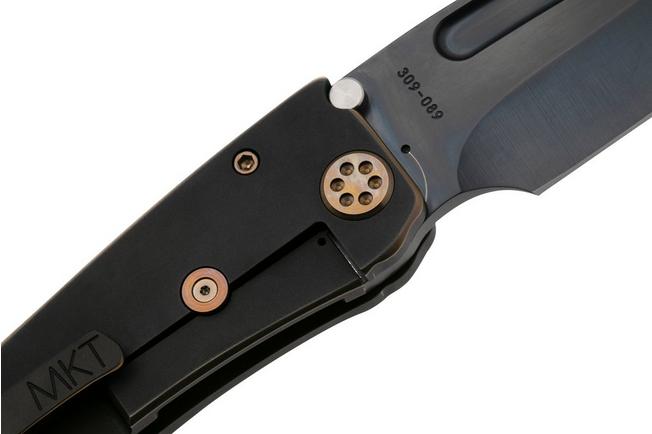 Bild für Medford Marauder H Black PVD CPM S45VN, Black PVD Bronze Titanium Handle, Bronze Hardware, Taschenmesser