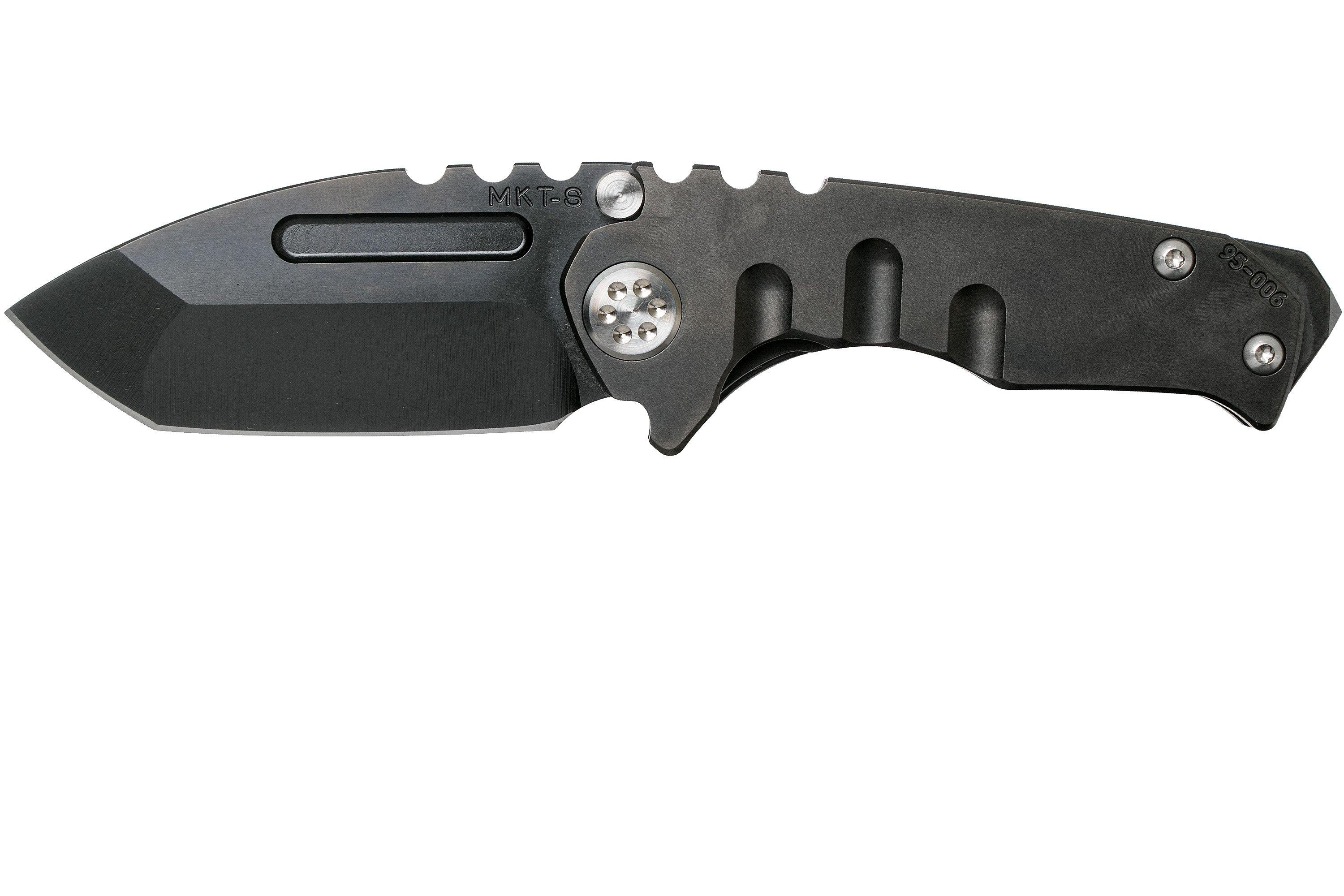 Medford Micro Praetorian, Tanto, S35VN Black PVD pocket knife ...