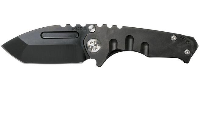 Image for Medford Micro Praetorian, Tanto, S35VN Black PVD pocket knife