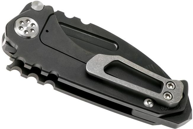 Image for Medford Micro Praetorian, Tanto, S35VN Black PVD pocket knife
