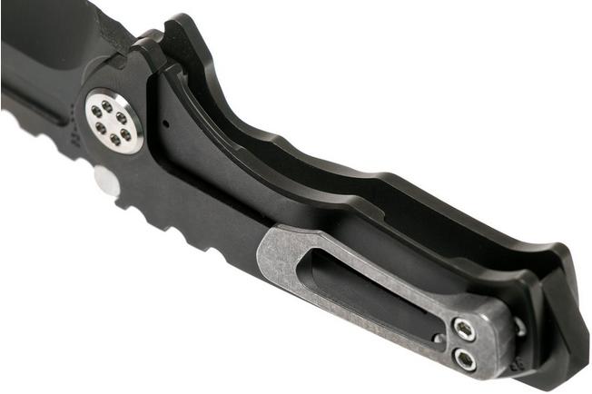 Image for Medford Micro Praetorian, Tanto, S35VN Black PVD pocket knife