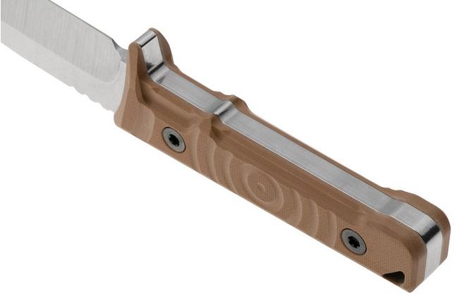 Imagen para Medford Mizuchi 20CV Tumbled Blade, Coyote G10, Kydex Sheath, PVD Hardware, cuchillo fijo