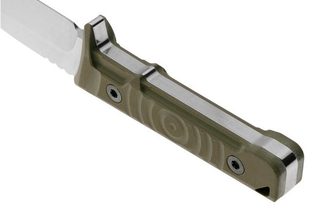 Imagen para Medford Mizuchi 20CV Tumbled Blade, OD Green G10, Kydex Sheath, PVD Hardware, cuchillo fijo