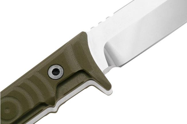 Imagen para Medford Mizuchi 20CV Tumbled Blade, OD Green G10, Kydex Sheath, PVD Hardware, cuchillo fijo