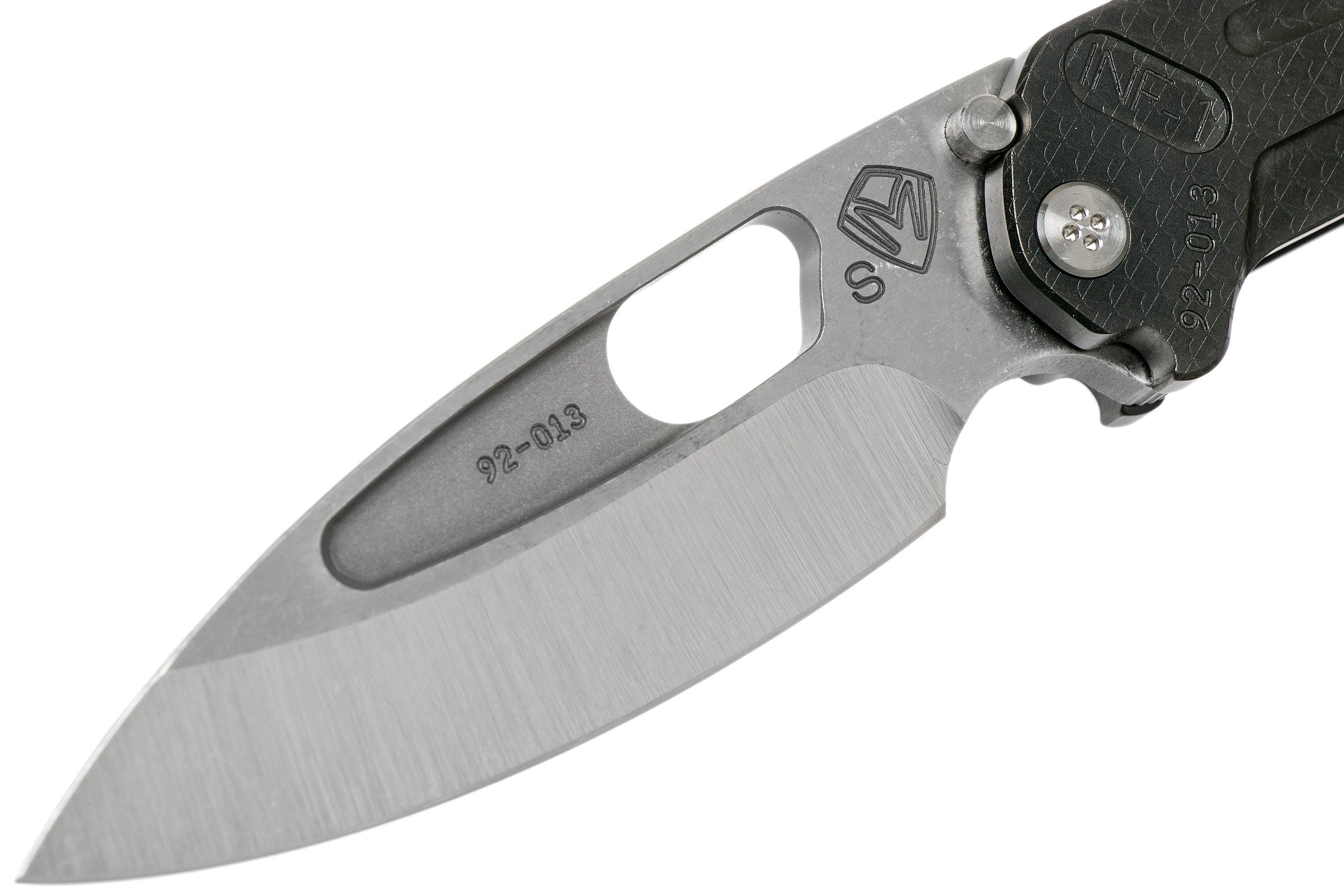 Medford Infraction S35VN Black PVD Gun Grip pocket knife ...