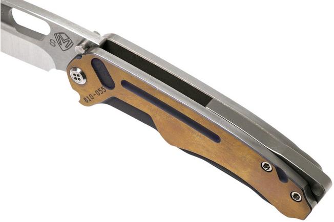 Image for Medford Infraction, S35VN, Two Tone Titanium, pocket knife, Greg Medford design