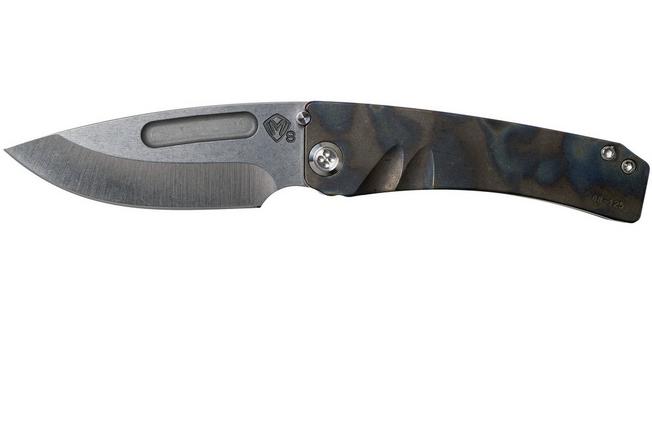 Image for Medford Dress Marauder S35VN, Flamed Titanium, pocket knife