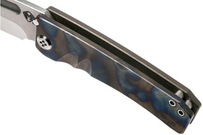 Image for Medford Dress Marauder S35VN, Flamed Titanium, pocket knife