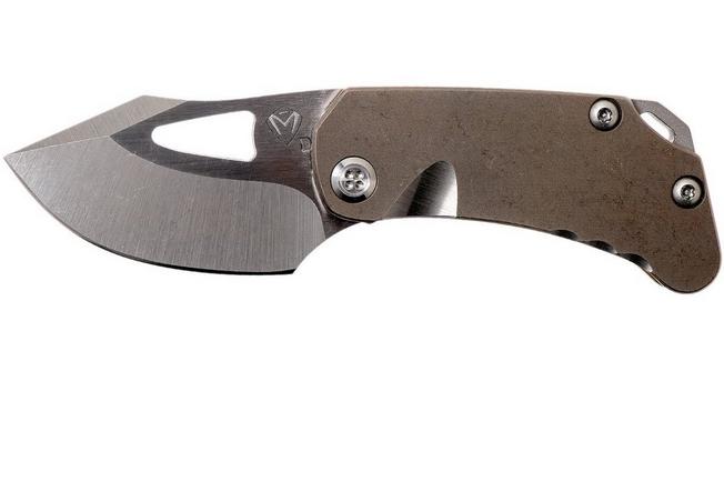 Image for Medford Eris Bronze, Satin D2, pocket knife, Greg Medford design