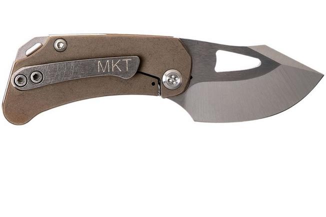 Image for Medford Eris Bronze, Satin D2, pocket knife, Greg Medford design