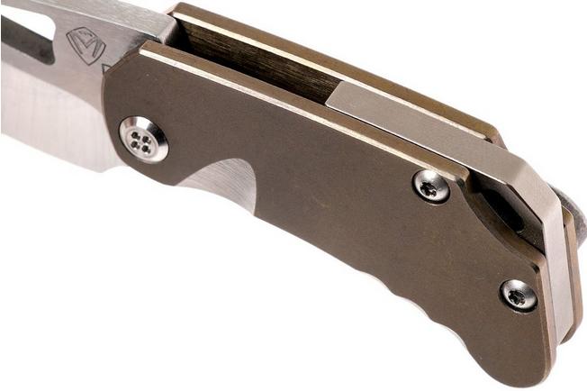 Image for Medford Eris Bronze, Satin D2, pocket knife, Greg Medford design