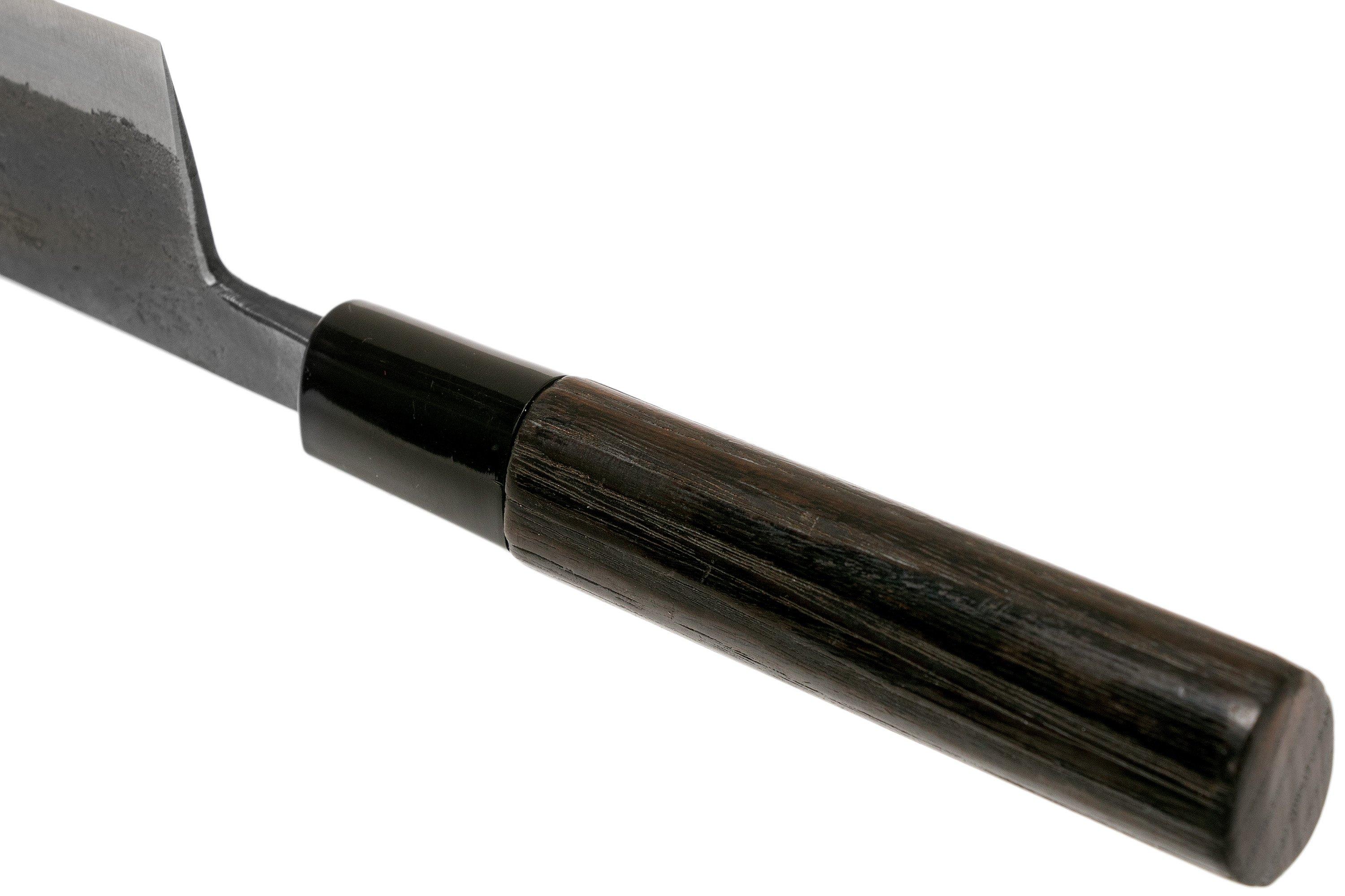 Munetoshi Nashiji Black Ko-Bunka chef's knife 13.5 cm | Advantageously ...