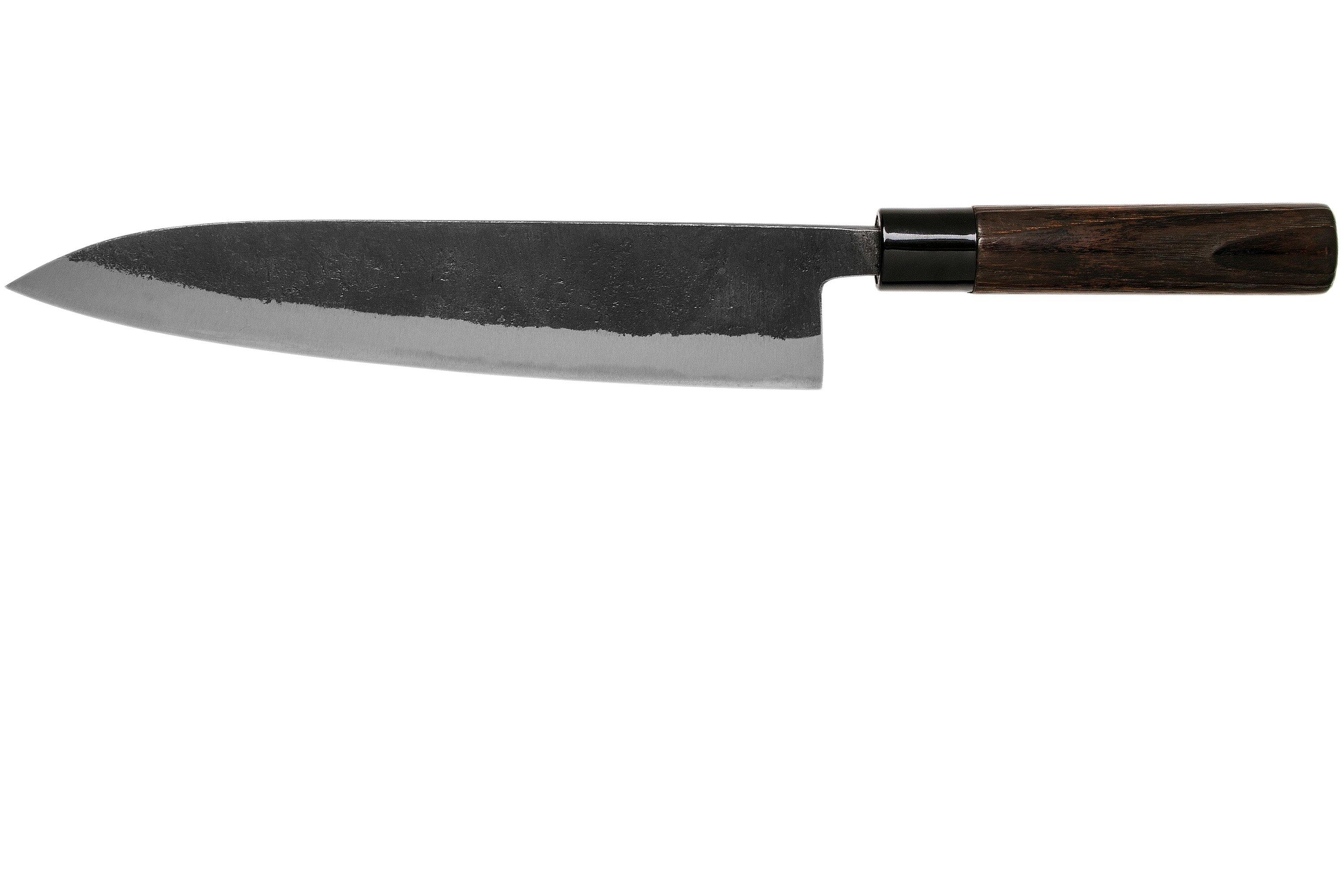 Nashiji Black Gyuto chef's knife 24 cm Advantageously