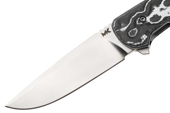 Afbeelding voor MK Knives & Tools Humbler 02F.FC001, Satin MagnaCut, White Storm FatCarbon, zakmes
