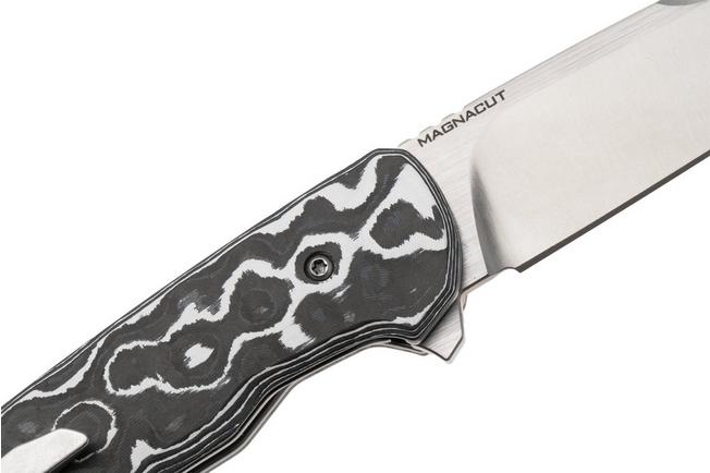 Afbeelding voor MK Knives & Tools Humbler 02F.FC001, Satin MagnaCut, White Storm FatCarbon, zakmes