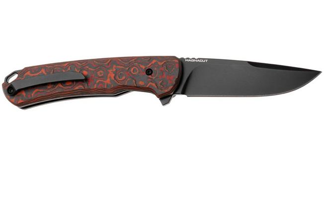 Afbeelding voor MK Knives & Tools Humbler 02F.FC005, Stonewashed Black PVD MagnaCut, Mars Valley FatCarbon, zakmes