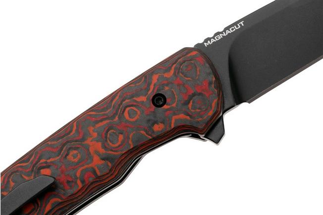 Afbeelding voor MK Knives & Tools Humbler 02F.FC005, Stonewashed Black PVD MagnaCut, Mars Valley FatCarbon, zakmes