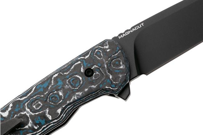 Afbeelding voor MK Knives & Tools Humbler Frost 02F.FC007, Stonewashed Black PVD MagnaCut, FatCarbon, zakmes